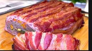 Ultra Cheesy Bacon Wrapped Meat Loaf | Amer-Fil Channel
