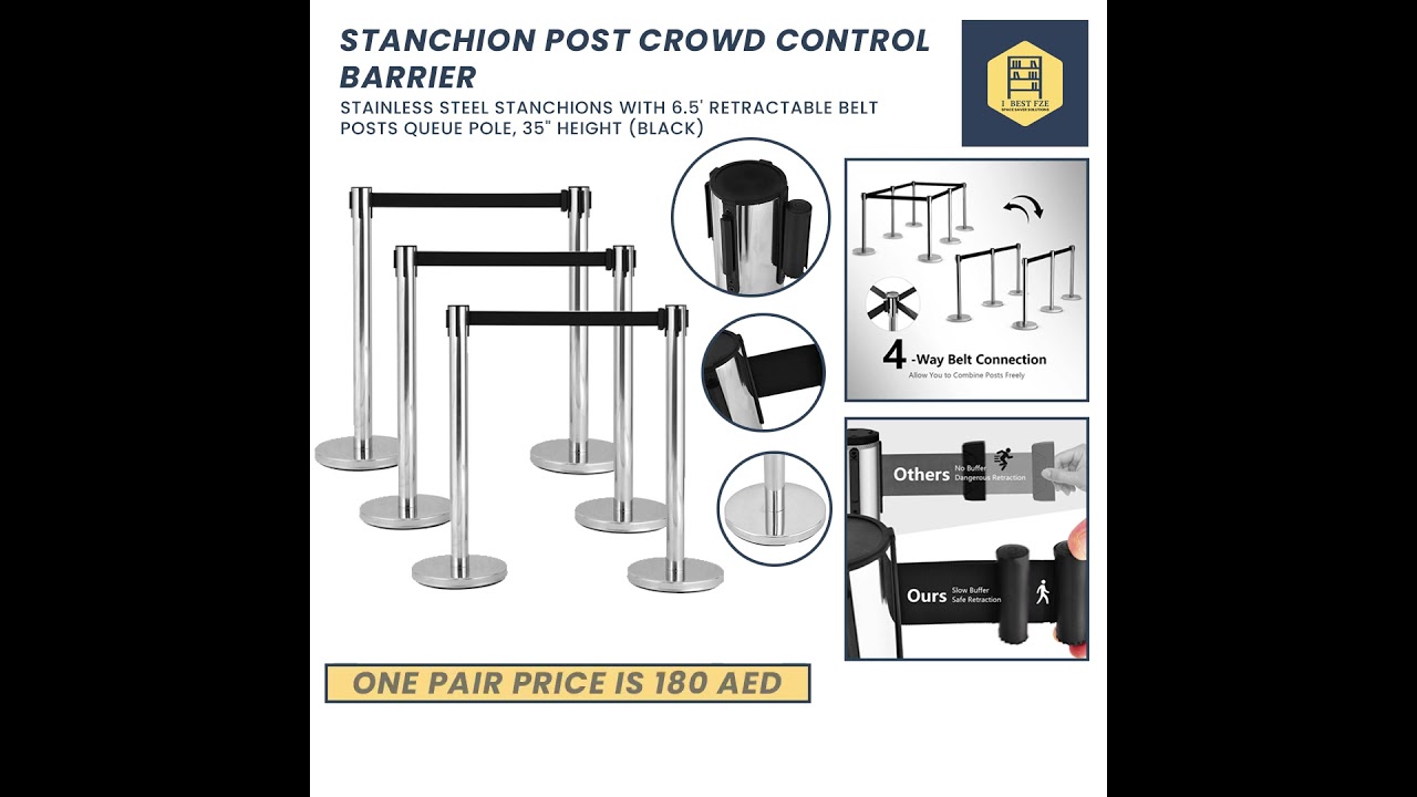 Stanchion Post Crowd Control Barrier