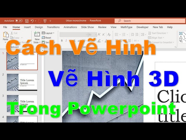 Cách Vẽ Hình Trong Powerpoint Vẽ Hình 3D Trong Powerpoint 82023