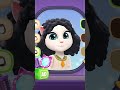 MeGAN Cosplay Makeover - My Talking Angela 2 #mytalkingangela2 #shorts #cosplay