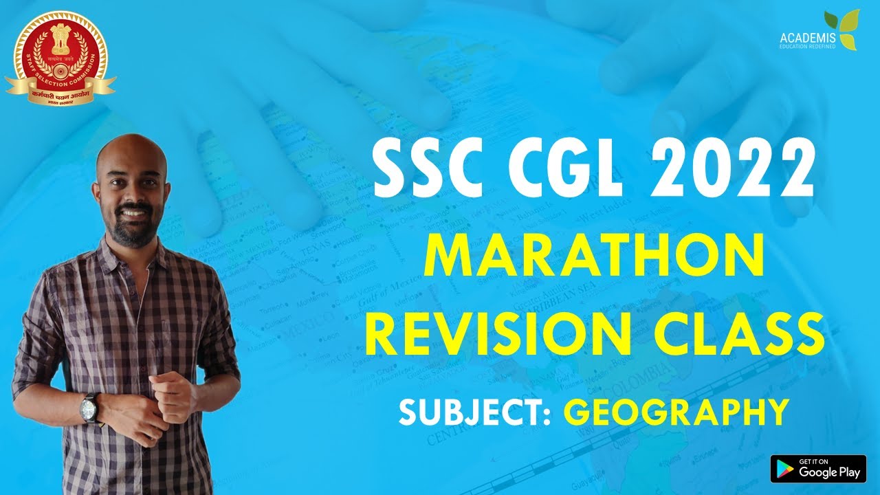 SSC CGL 2022 - Marathon Revision Class - Geography - YouTube