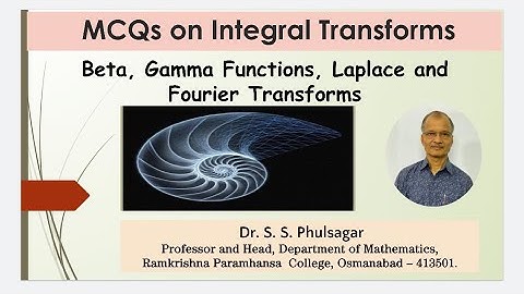 MCQs on Integral Transforms
