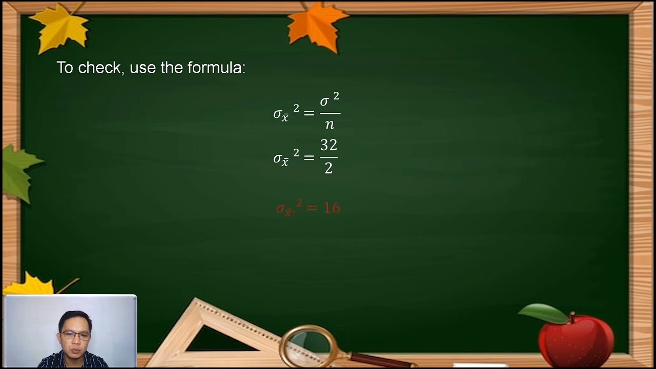 Variance of the Sampling Distribution