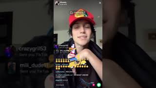 Chase Hudson (lil huddy) TikTok Live with Jack September 11