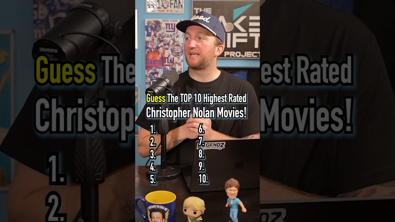 ⁣Guess The Top 10 Highest Rated Christopher Nolan Movies! #shorts #top10 #guessinggame #movies