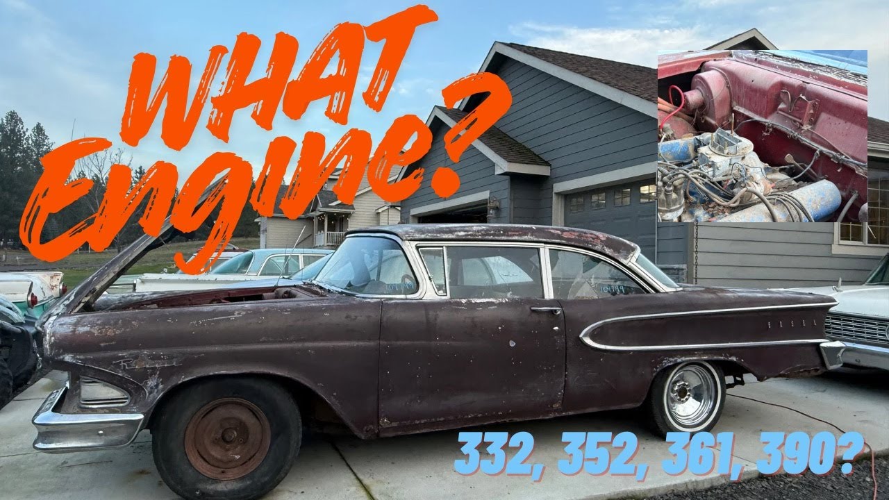 Загадка двигателя разгадана! Кроме того, сохранился ли у этого Edsel Ranger 1958 года выпуска пер...