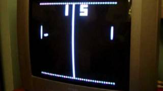 Pong - retro tennis, soccer and squash TV game in a CPLD.