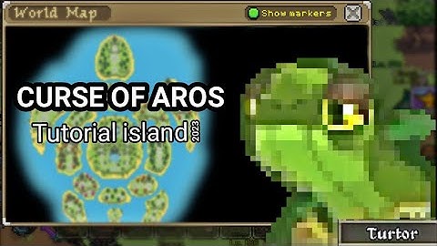 how to clear tutorial island for newbie || CURSE of AROS 2023