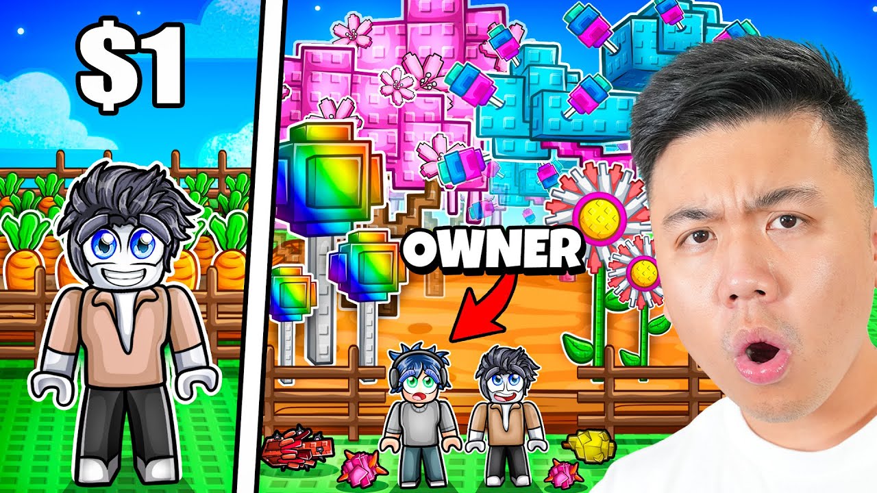 I Let The OWNER Control My Garden in Grow a Garden!