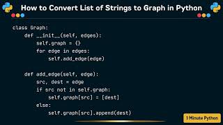 How to Convert List of Strings to Graph in Python