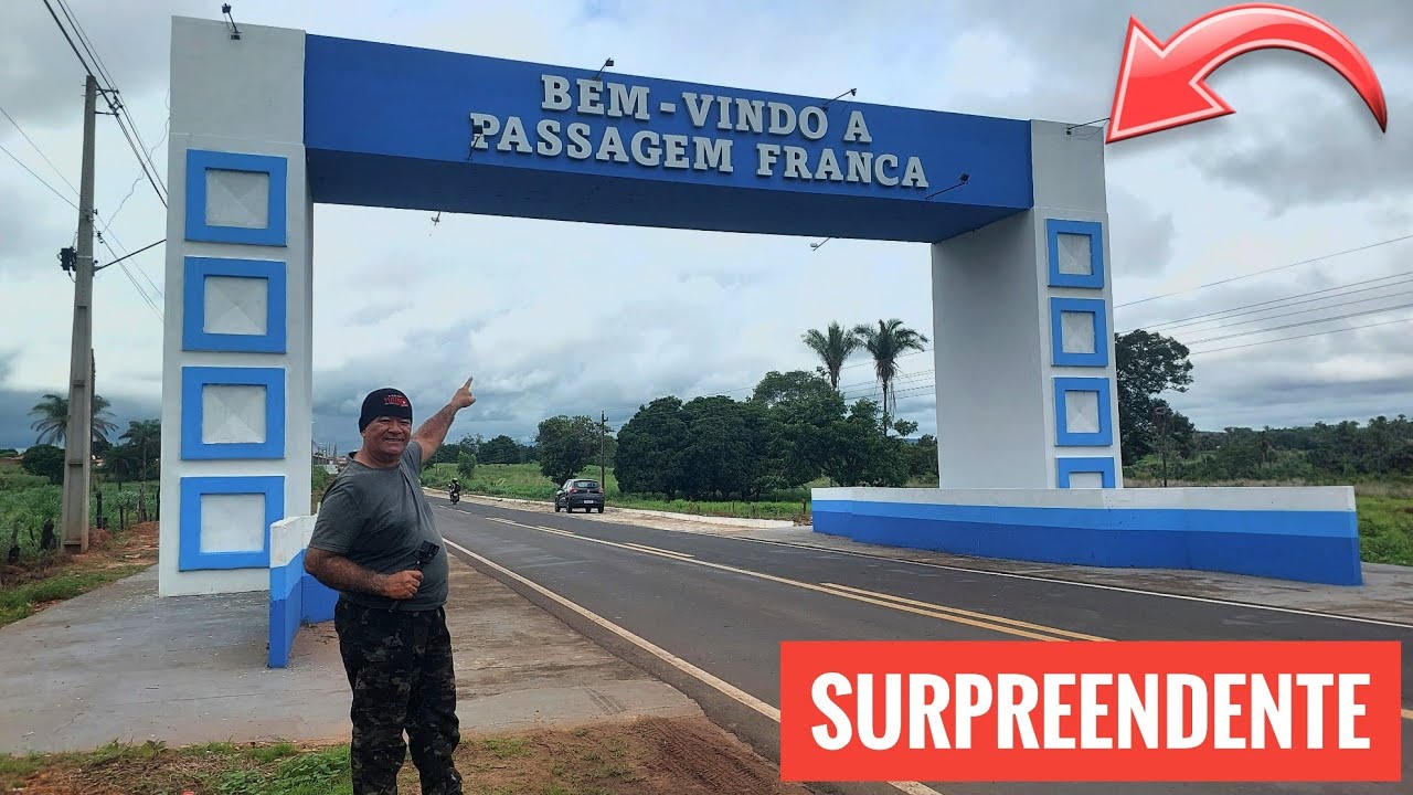 Passagem Franca uma linda visita vem comigo. 