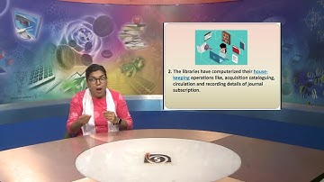 Sr. Secondary : ISL : Library and Information Science : L-14,  Modern library services