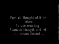 The Phantom of the Opera- The Point of No Return Lyrics