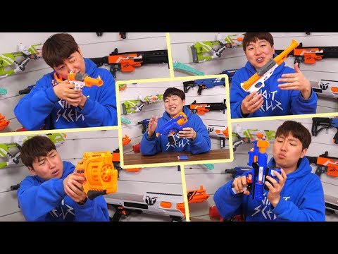 최강의 너프건 권총을 찾아라!! 과연 최고의 권총은?! (너프 권총 리뷰 3탄!!) // 코너 Korner - Youtube