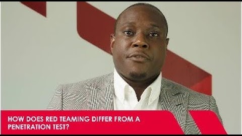 How does Red Teaming differ from a Penetration Test?