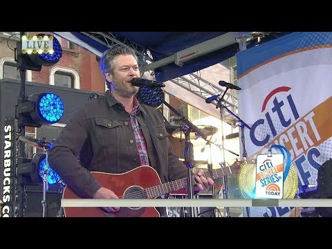 Blake Shelton - I Lived It live Today Show