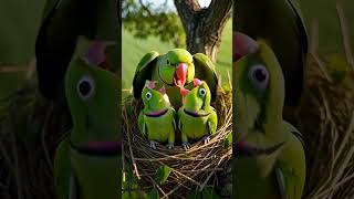 Mother Parrot Killed by Snake, Babies Fall to the Cat