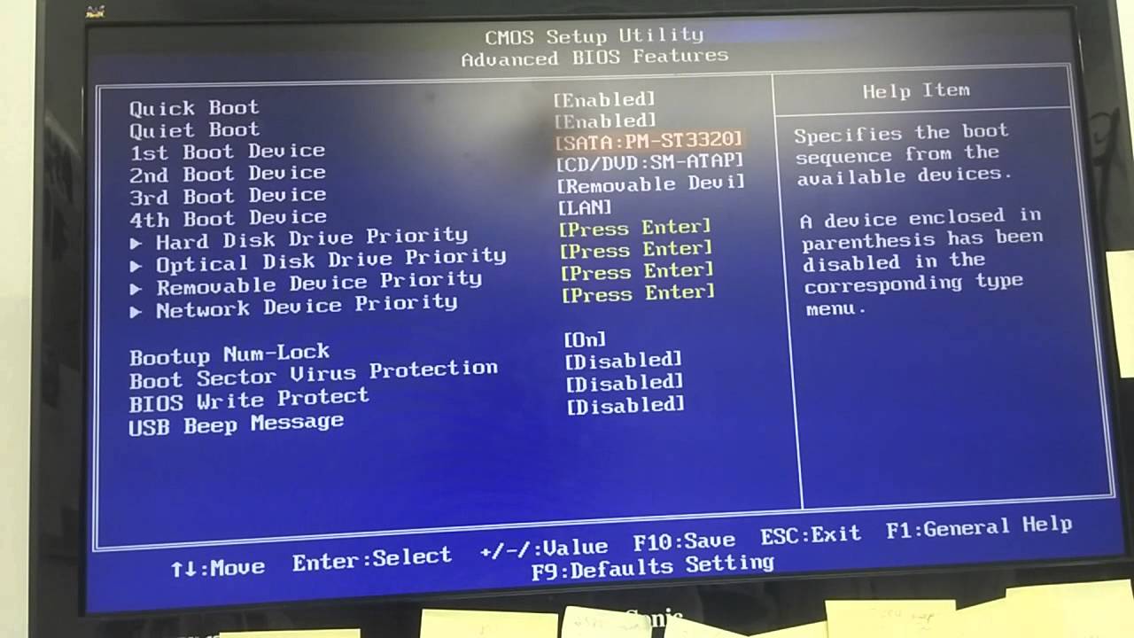 How to enter BIOS CMOS setting change Boot order Acer ...