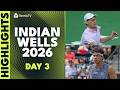 Sinner Headlines Zverev Monfils Shelton Also Feature Indian Wells 2026 Day 3 Highlights