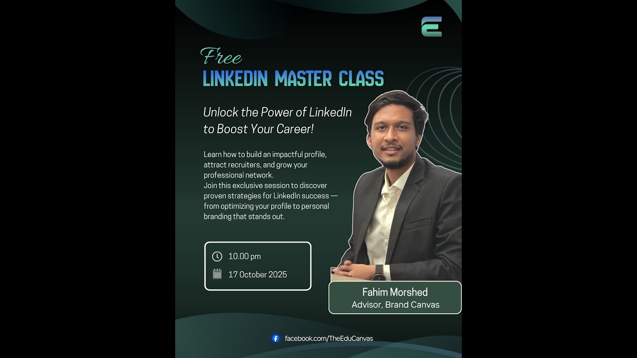 LinkedIn Masterclass | Edu Canvas - YouTube
