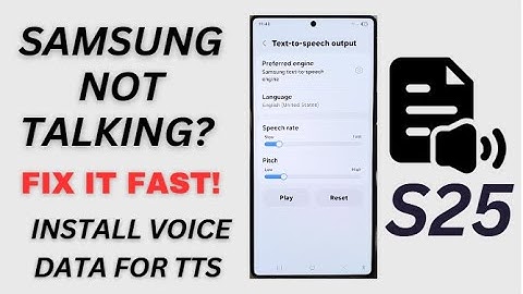 🎤 Fix Samsung TTS Not Speaking? Install Voice Data Easily! 🔥📱 | Galaxy S25
