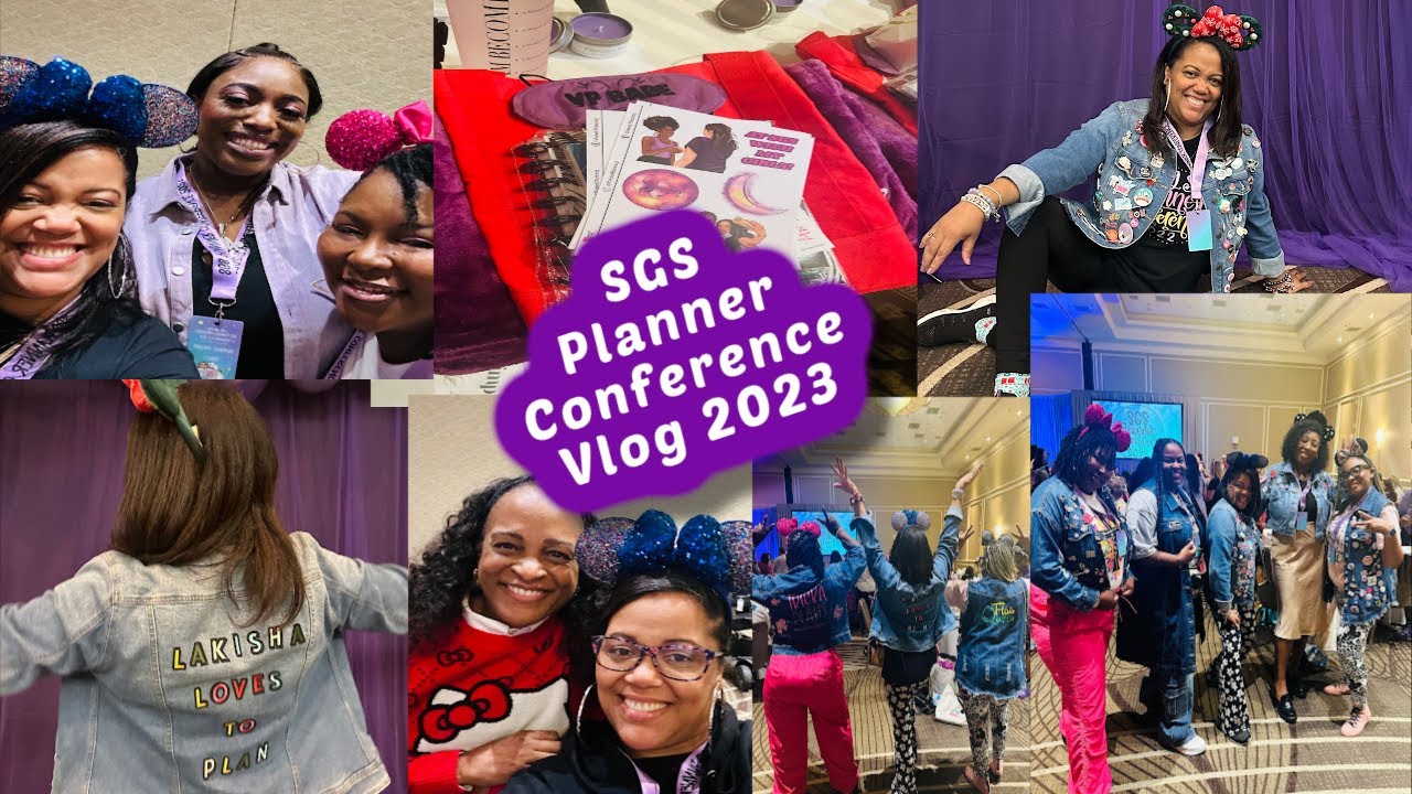 2023 SGS Planner Conference Vlog Planner Friends Together Again! YouTube