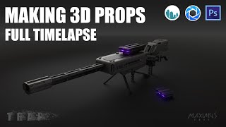 Details MAKING CONCEPT PROPS FOR APOCALYPSE [PART 1] (HARPOON) | FULL TIMELAPSE Guide