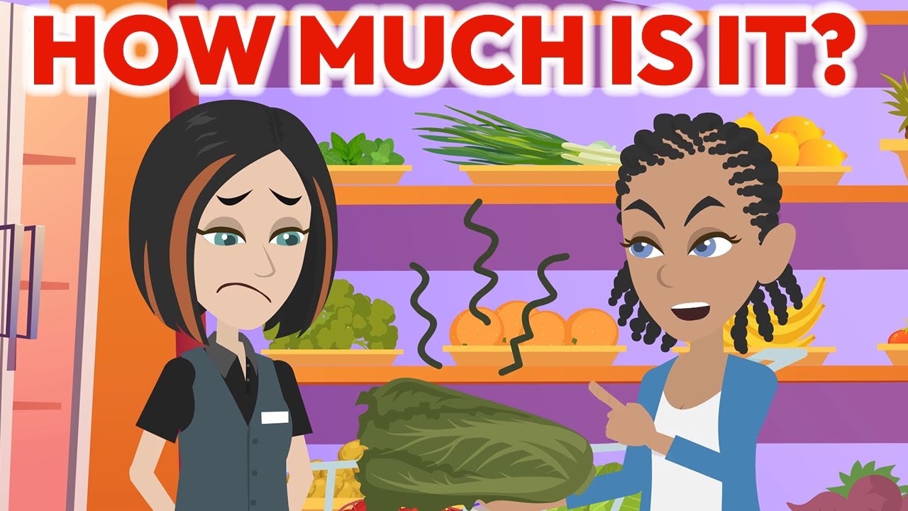 1234 How Many Are In My Store How Many or How Much? - Grocery Store Vocabulary | English Conversation