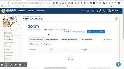 ADDING ZOOM TO SCHOOLOGY LAUSD