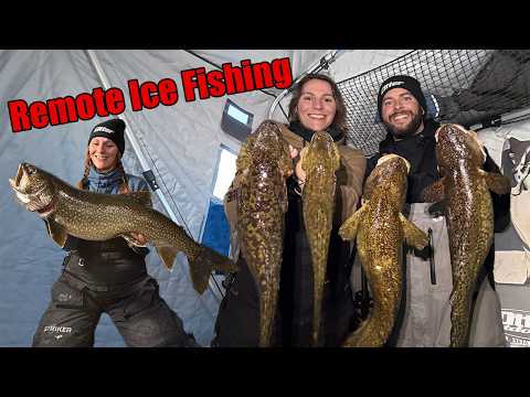 Remote Ontario Ice Fishing for Lake Trout | Backcountry Outpost Adventure