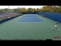 National camp 5th October -court 6 Tessa Puente vs Raphael Bruneau