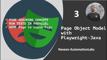 #3 - Page Chaining Concept with Page Object Model || Playwright & Java