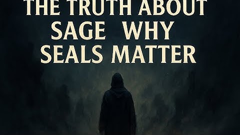    THE TRUTH ABOUT SAGE WHY SEALS MATTER.”
