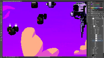 Blackstorm 2 - pixelart spaceships timelapse