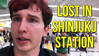 Lost in Shinjuku Station (Tokyo Japan) (World's Busiest Subway Station)