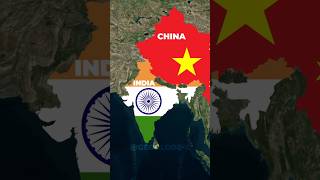 Indo -China war eastern front by map animation 1962 #india #china #geopolitics #history