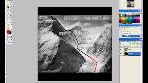 Strider Mountain HL2 Mod route map animate 1