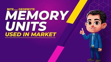 BIT, NIBBLE, BYTE, KB, MB, GB, TB, PB, EB, ZB, YB, BB equal to - Memory Units | Memory Size