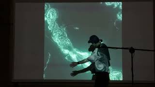 TouchDesigner | Interactive Fluid FX with Realsense Camera | Projection