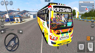 Download KRISHNA BUS MOD | BUSSID New Bus Mod - Bus Simulator Indonesia Android Gameplay | Bus Game