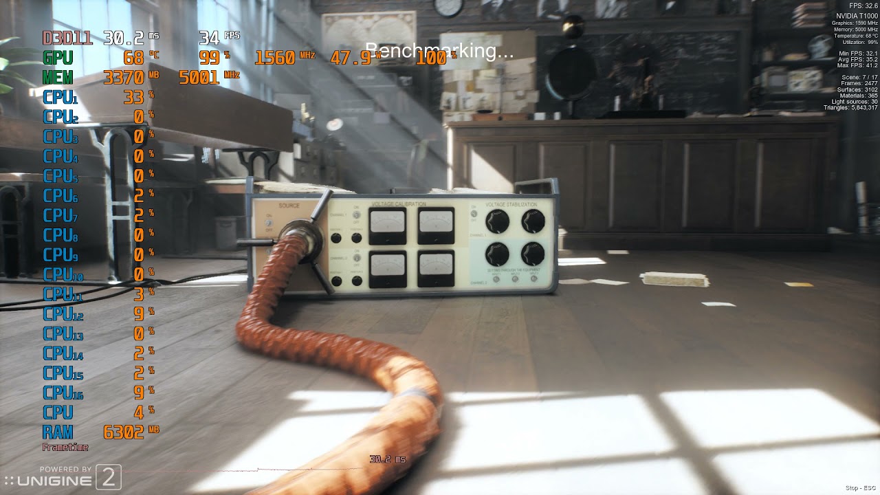 Superposition Benchmark Test in 2021 on Nvidia Quadro T1000 _ (Windows