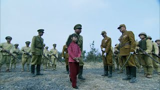 The Japanese army asked a little Chinese girl to lead the way into the minefield