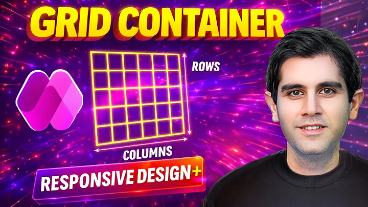 This New Power Apps Grid Container Changes Everything 🔥 (Responsive Design in Canvas Apps)