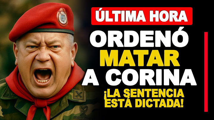 Diosdado Cabello Threatens María Corina Machado to Die During Live Stream
