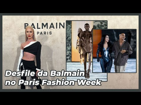 Fui convidada para o desfile da Balmain