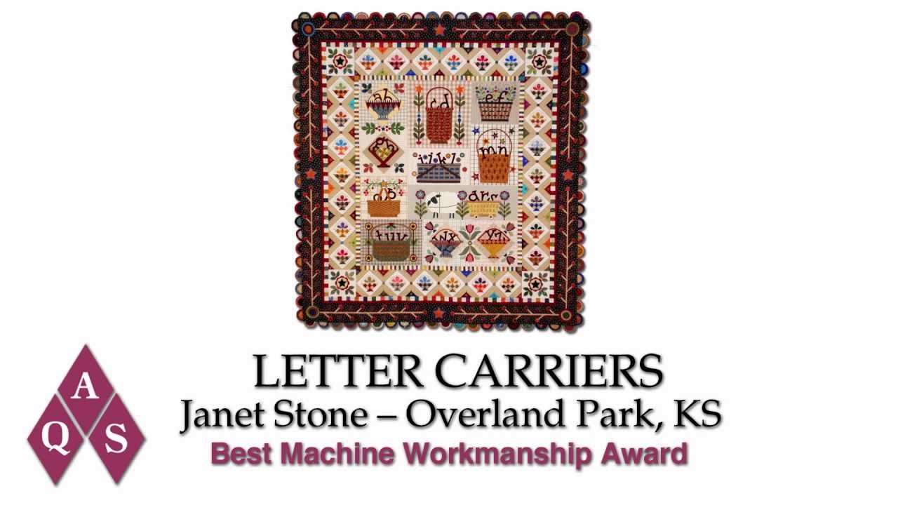 2012 AQS Quilt Show Des Moines, IA WINNERS YouTube
