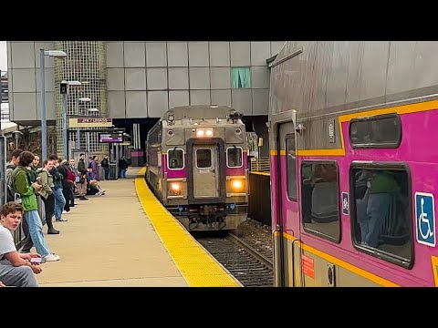 Passengers Shocked Must See Two MBTA Trains Operate Just Feet Apart On The Same Track