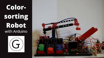 Arduino&fischertechnik color-sorting robot