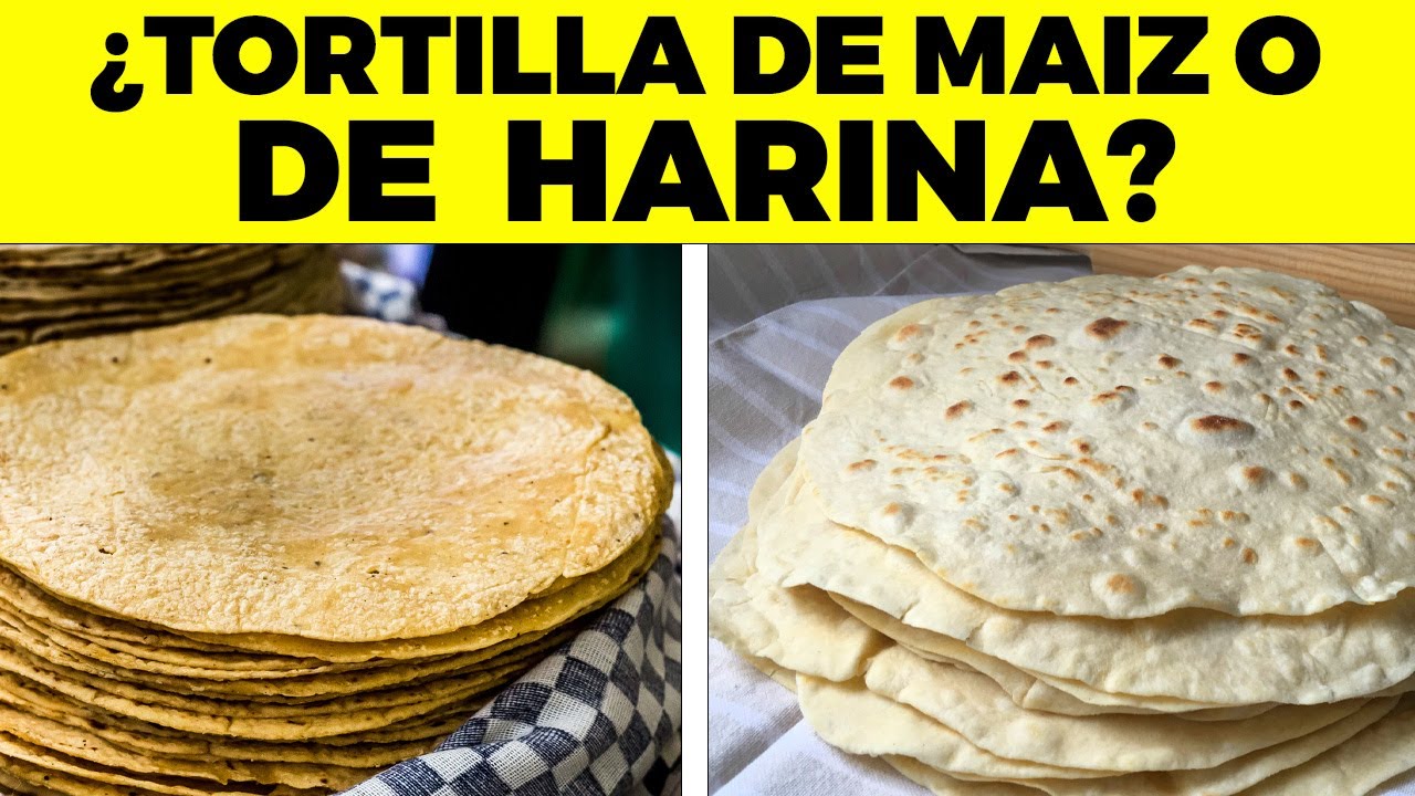 Tortilla de maíz o harina ¿cuál es más saludable? YouTube