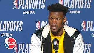 Jimmy Butler credits defense for 76ers' Game 2 win vs. Raptors | 2019 NBA Playoffs